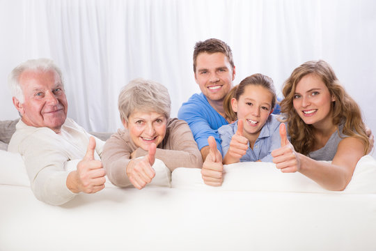3 generationen familie