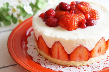 苺のケーキ
