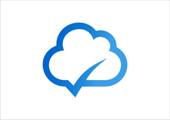 Finance Business cloud sucsess vector logo design template