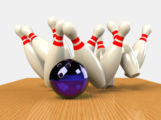 Bowling  Game Strike rot