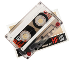 cassette tape isolated on white background