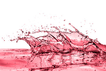 red wine splashing as celebration abstract