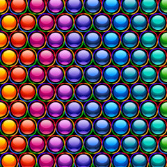 Vector mosaic colorful background