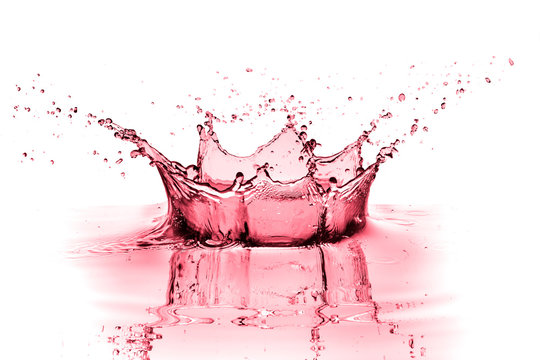 red wine splash