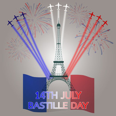 14th July Bastille Day of france