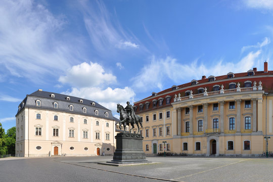 Platz der Demokratie in Weimar / Th&uuml;ringen