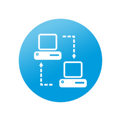 Etiqueta redonda remote support