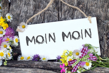 Naklejka premium Moin Moin