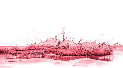red wine splash