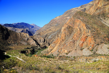 Alpine valley in Cordiliera Huayhuash, Peru, South America