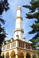 Fototapeta na wymiar old minaret, Moravia, Czech Republic, Europe