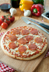 Pepperoni pizza