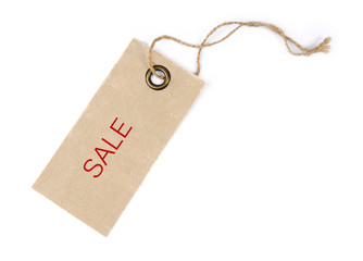 tag label isolated on white background