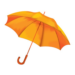 Umbrella on a white background. Vector illustration.