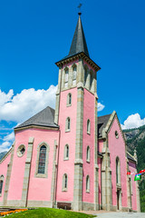 Fototapeta premium Trient church in switzerland