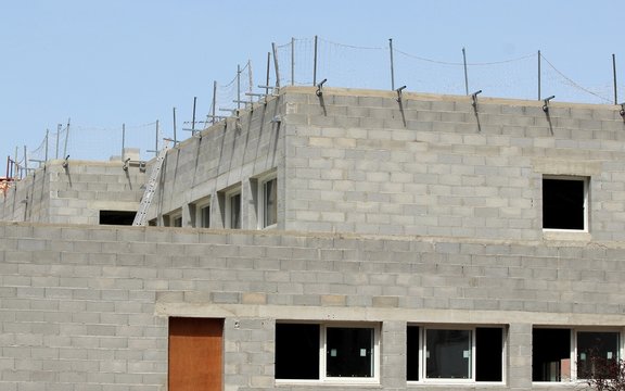 B&acirc;timent administratif en construction