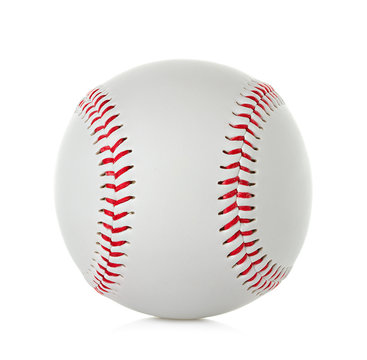 Baseball isolated on white background