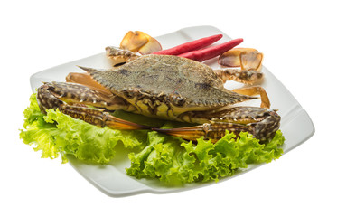 Raw crab