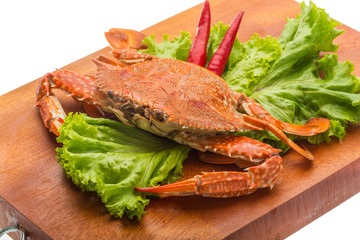 Boiled crab