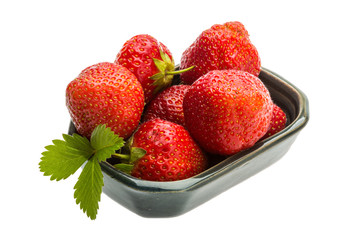 Strawberry in the bowl