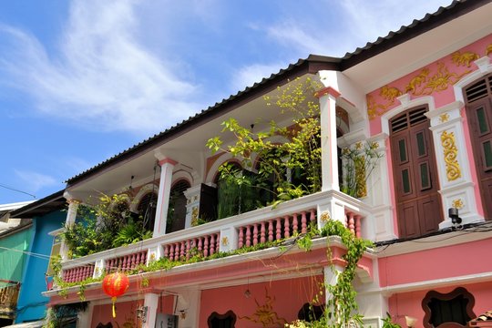 Sino Portuguese Architecture In Phuket, Thailand