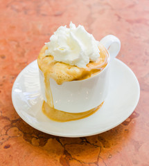 Coffee whipping cream