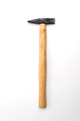 Hammer isolated white background