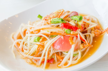 green papaya salad
