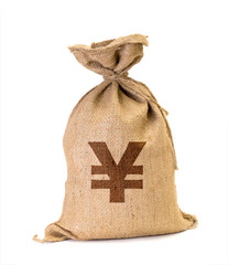moneybag with yen