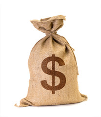 moneybag with dollars