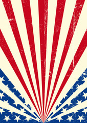 American dirty flag background