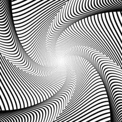 Design whirlpool movement illusion background