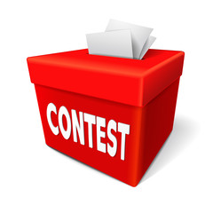 contest word on the red box