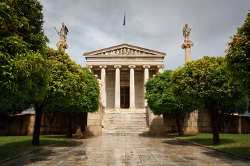 Fotobehang Academia in Athens. © milangonda