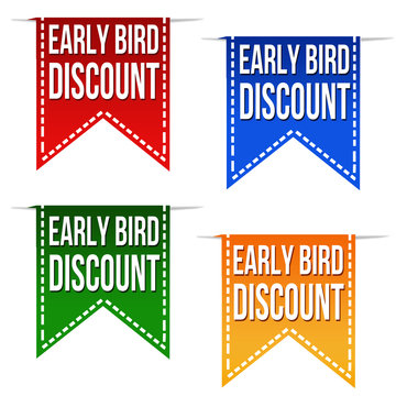 Early Bird Discount Ribbons