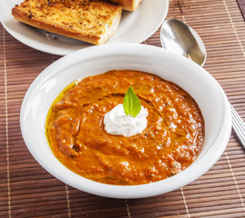 Bowl of tomato soup