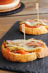 Spanish tapas. Pintxos