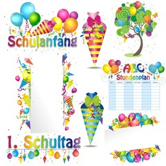 Set zum Schulanfang
