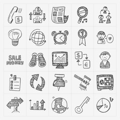 doodle business icon - 67232499