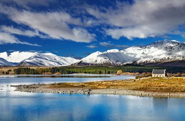 Tuinposter Lake Tekapo, Nieuw-Zeeland © Dmitry Pichugin