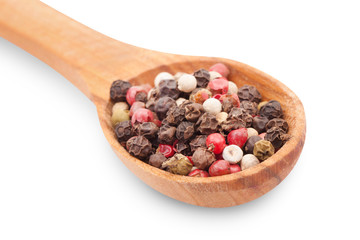 Spice in Wooden spoon
