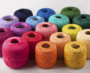 Colorful yarns