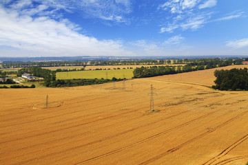 Farmlands in Kashuby