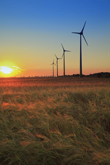 Wind farm on Kashubian