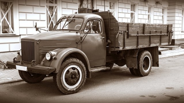 retro truck