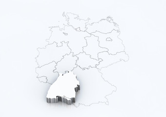 Bundesland: Baden - Württemberg / detailreich