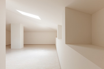 Interior empty loft