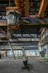 DDR Brückenkran Fabrikhalle