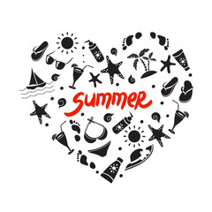 Summer elements for your design