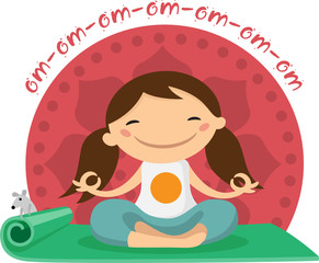 girl doing yoga